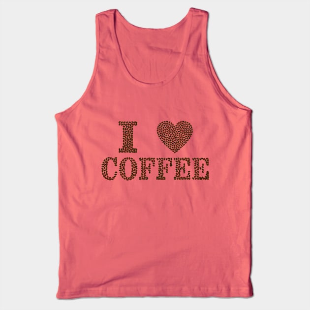 I Love Coffee Tank Top by jennyk